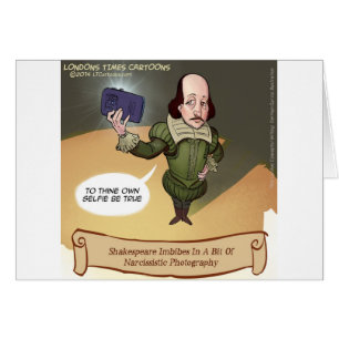 Shakespeare nimmt Selfie Funny