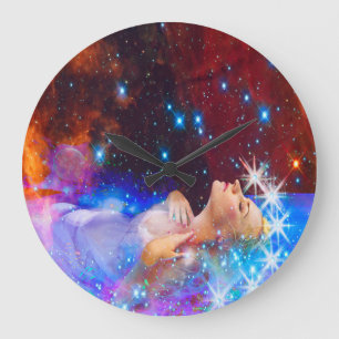 Shakespeare-Ophelie Große Wanduhr