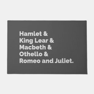 Shakespeare Plays I Fußmatte