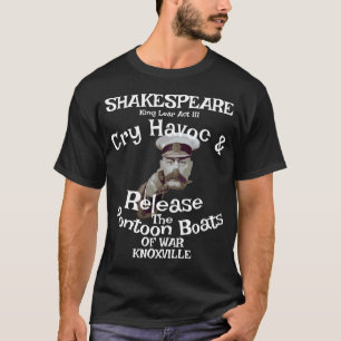 Shakespeare Pontoon-Boote Krieg Knoxville T-Shirt