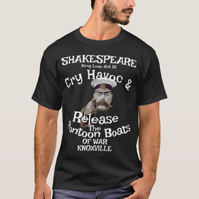 Shakespeare Pontoon-Boote Krieg Knoxville T-Shirt (Vorderseite)