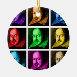 Shakespeare-Pop-Kunst Keramikornament