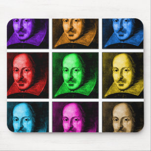 Shakespeare-Pop-Kunst Mousepad