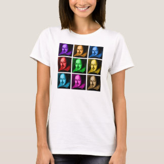 Shakespeare-Pop-Kunst T-Shirt