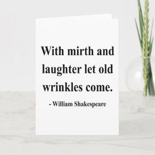 Shakespeare Quote 7a Karte