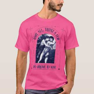 Shakespeare Renaissance Dichter Bücherei Englisch T-Shirt