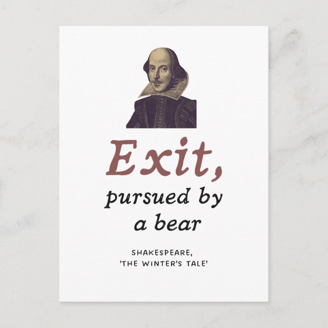 Shakespeare Romeo & Julia Niedlich Funny Abschluss Postkarte (Vorderseite)