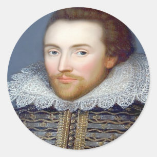 Shakespeare Runder Aufkleber
