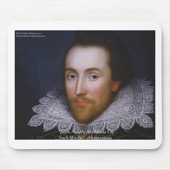 Shakespeare "So We Be" Zitate von Weisheit und T-S Mousepad (Vorne)