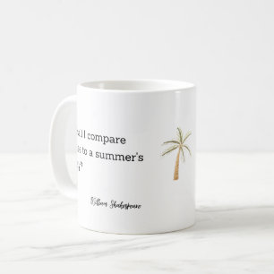 Shakespeare Sommer Zitat Dekoration für Zuhause Kaffeetasse