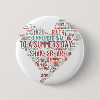 Shakespeare-Sonett 18 Button