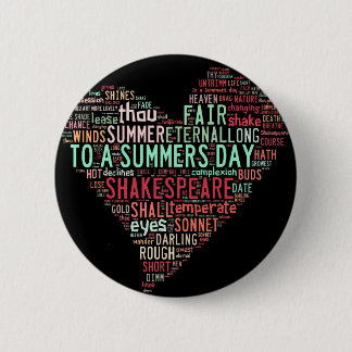 Shakespeare-Sonett Button