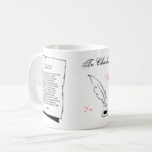 Shakespeare Sonnet 135 Kaffeetasse