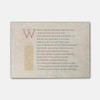 Shakespeare Sonnet 29 (XXIX) auf Parchment