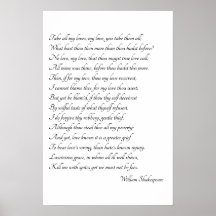 Shakespeare Sonnet Art