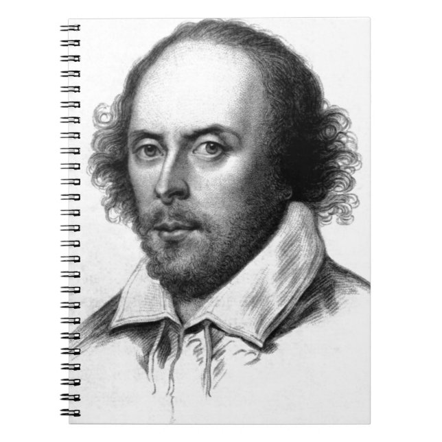 Shakespeare Spiral Notizblock (Vorderseite)