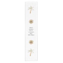 Shakespeare Summer Quote Decor For Home Kurzer Tischläufer