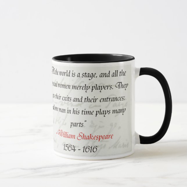 Shakespeare Tasse (Rechts)