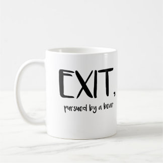 Shakespeare Tasse Exit mit einem Bärenbuchgeschenk