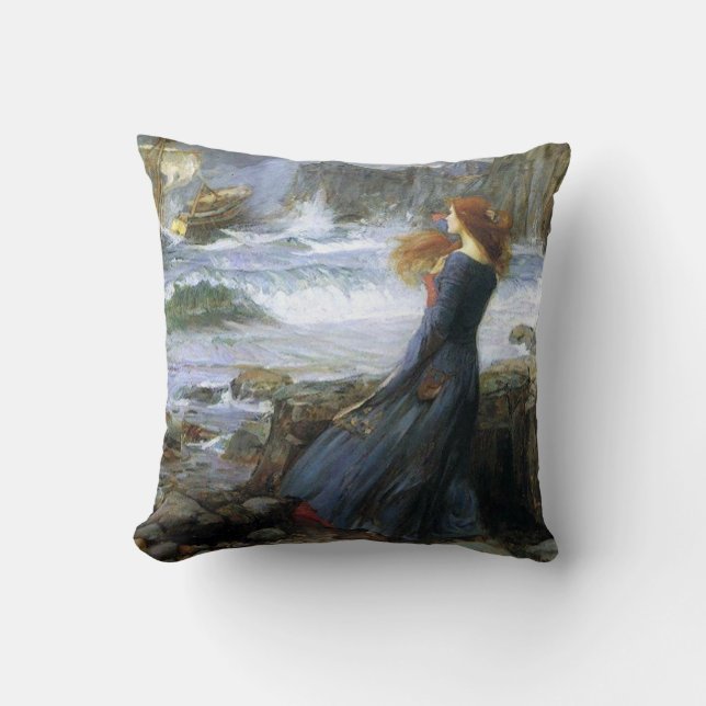 Shakespeare Tempest Throw Kissen (Vorderseite)