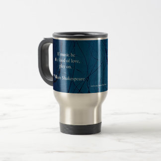 Shakespeare-Theater-Lehrergeschenk Blaues Reisemug Reisebecher