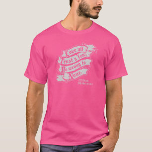 Shakespeare Über Liebe retro T-Shirt