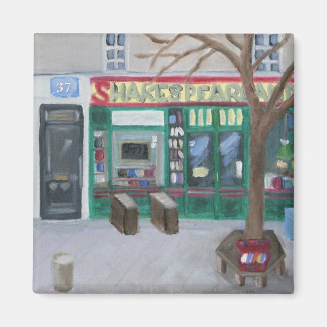 Shakespeare und Company Magnet (Vorne)