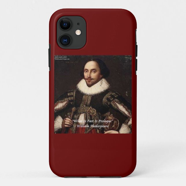 Shakespeare "Vergangenheit/Prolog" iPhone 5 Hülle (Rückseite)