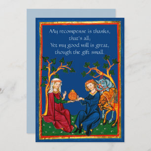 Shakespeare Vielen Dank Dankeskarte