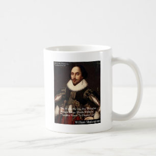 Shakespeare "Worte im Himmel" Zitate von Weisheit Kaffeetasse