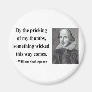 Shakespeare-Zitat 10b Magnet