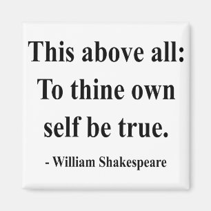 Shakespeare Zitat 8a Magnet