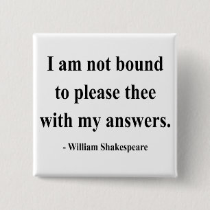 Shakespeare-Zitat 9a Button