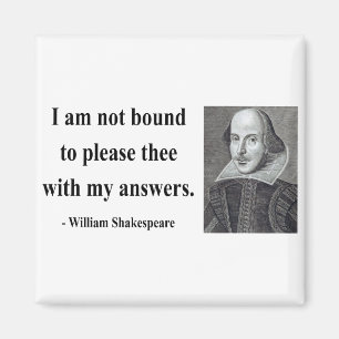 Shakespeare-Zitat 9b Magnet