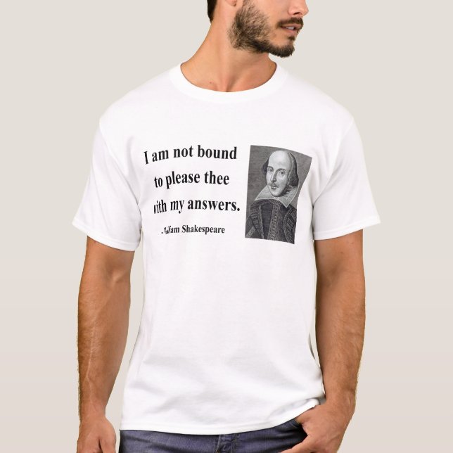 Shakespeare-Zitat 9b T-Shirt (Vorderseite)