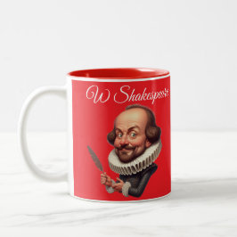 Shakespeare-Zitat-Kaffeetasse Zweifarbige Tasse