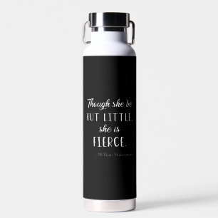 Shakespeare-Zitat - Klein, aber feurig II Trinkflasche