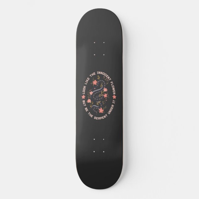 Shakespeare Zitat - Lady Macbeth Skateboard (Vorderseite)