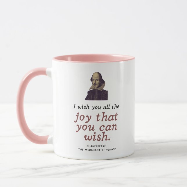 Shakespeare Zitat Niedlich Chic Theater Happy Birt Tasse (Links)