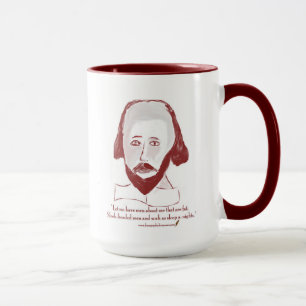 Shakespeare-Zitat-Tasse Tasse