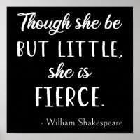 Shakespeare-Zitat - wenig, aber scharf II