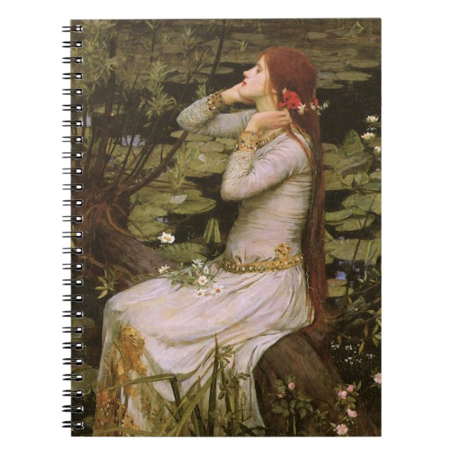 Shakespearean Ophelia: Romantic Victorian Era Art Notizblock (Vorderseite)