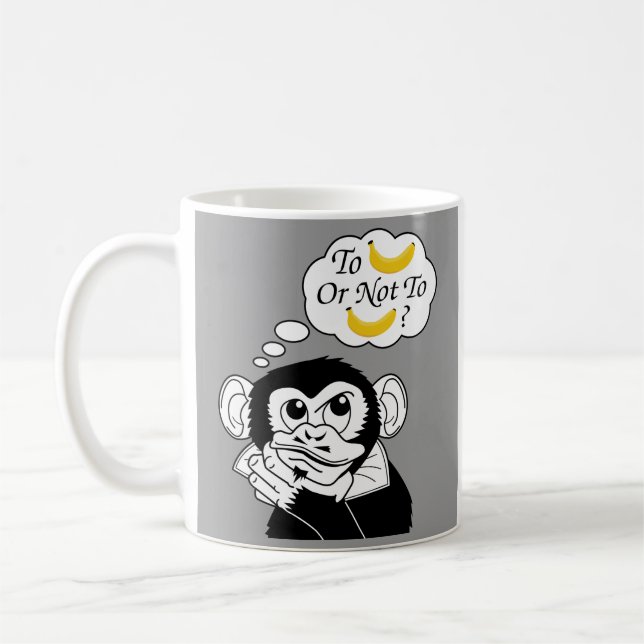 Shakespeares Affe Kaffeetasse (Links)