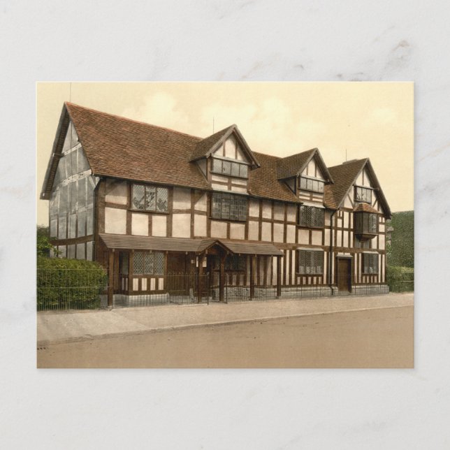 Shakespeare's Birthplace, Stratford-upon-Avon, Ver Postkarte (Vorderseite)