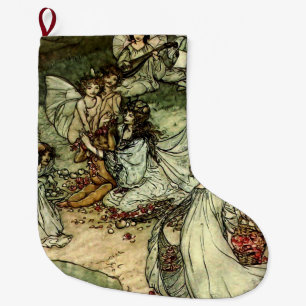 Shakespeares Fee „Titania“ von Arthur Rackham Großer Weihnachtsstrumpf