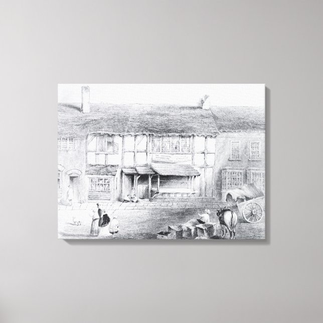 Shakespeares Geburtsort Leinwanddruck (Vorderseite)