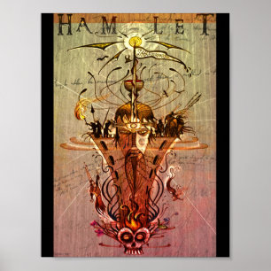 Shakespeares POSTER-Optionen "Hamlet" Poster
