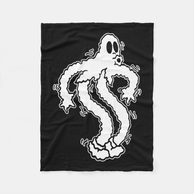Shakey Koko The Clown Ghost Niedlich Ghost Hallowe Fleecedecke (Vorderseite)