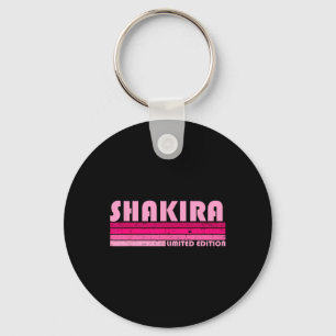 Shakira Name Personalisiert Retro Vintage 80er 90e Schlüsselanhänger