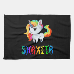Shakita Einhorn Geschirrtuch